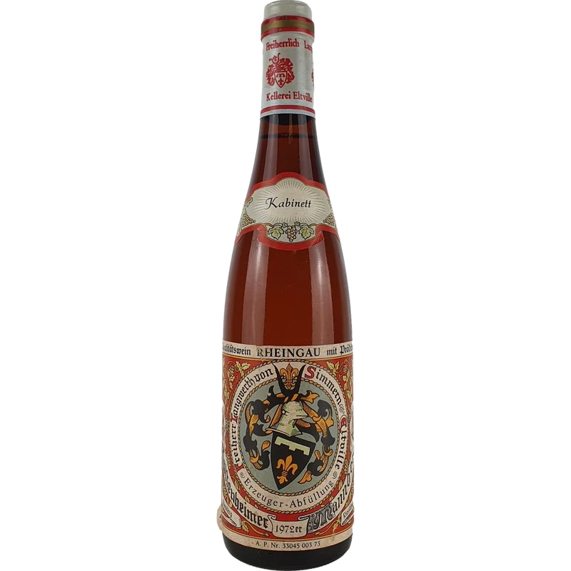 Freiherr Langwerth von Simmern - Hattenheimer Mannberg Riesling Kabinett 1972 - 0,7 l