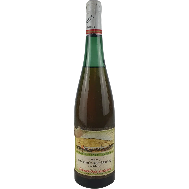 Fritz Haag (Ferdinand Haag Erben) - Brauneberger Juffer Falkenberg Riesling Spätlese 1952 - 0,75l