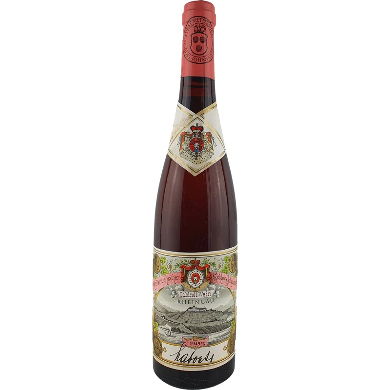 Schloss Johannisberg - Schloss Johannisberg Riesling feinste Auslese Cabinet Rosalack 1949 - 0,7 l