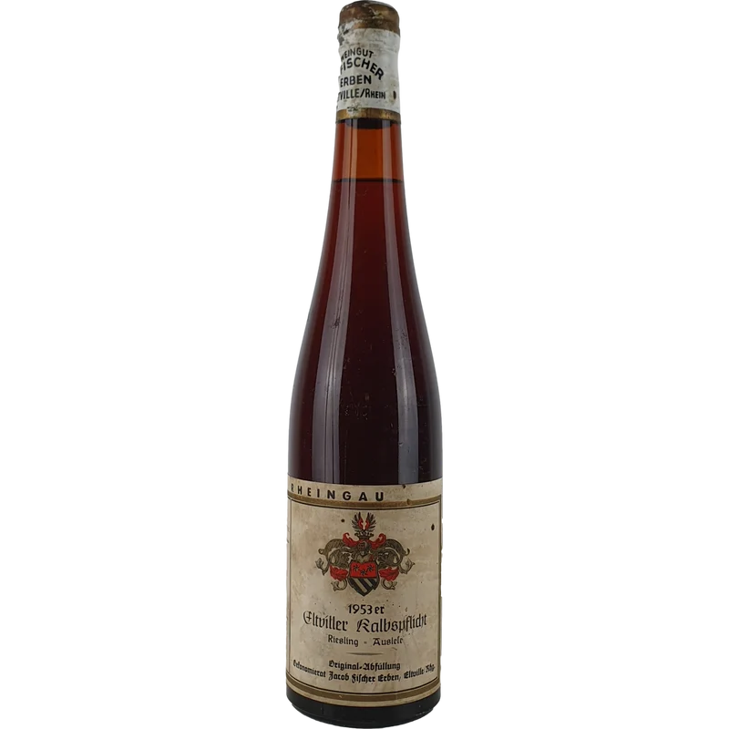 Ökonomierat Jacob Fischer Erben (VDP) - Eltviller Kalbspflicht Riesling Auslese 1953 - 0,7 l