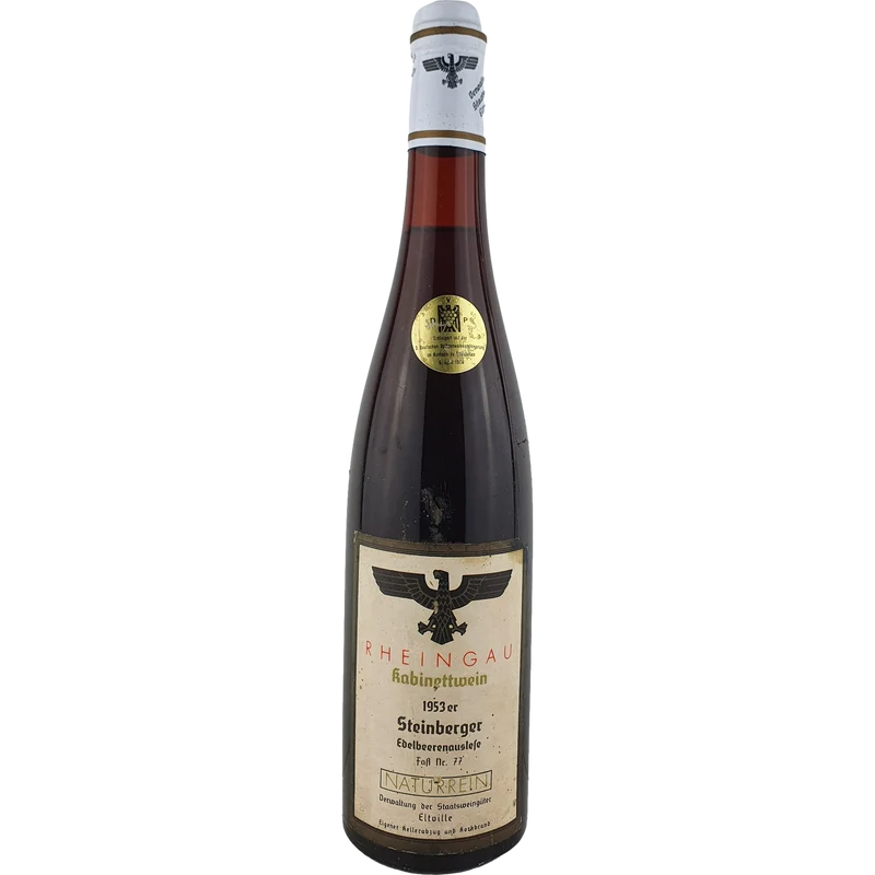 Staatsweingüter Eltville (Kloster Eberbach) - Steinberger Riesling Edelbeerenauslese Cabinet Versteigerung 1953 - 0,7 l