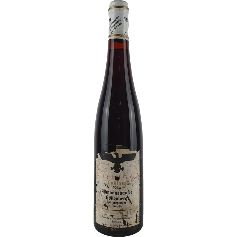 Staatsweingüter Eltville (Kloster Eberbach) - Assmannshäuser Höllenberg Spätburgunder Auslese Cabinet 1959 - 0,7 l