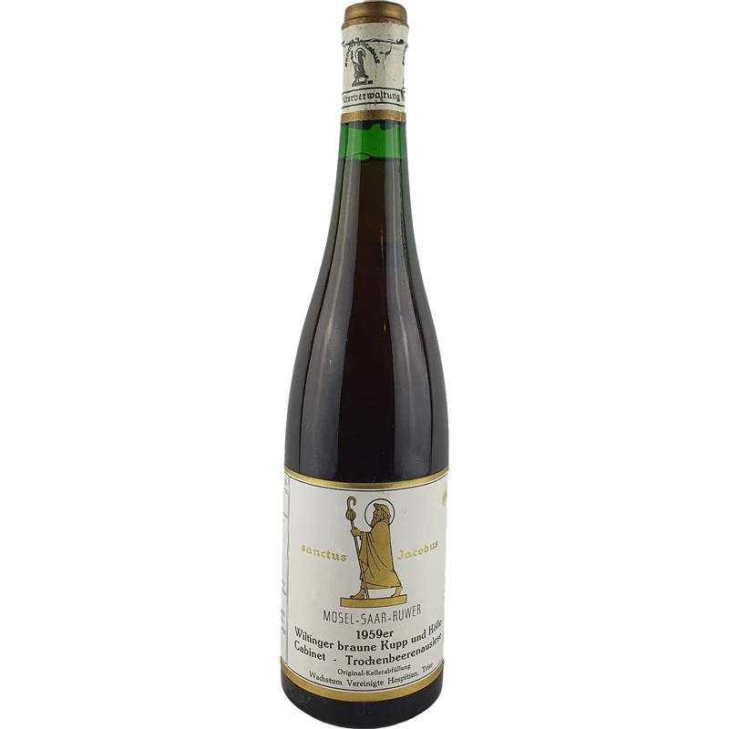 Vereinigte Hospitien (Sanctus Jacobus) - Wiltinger braune Kupp und Hölle Riesling Trockenbeerenauslese Cabinet 1959 - 0,7 l
