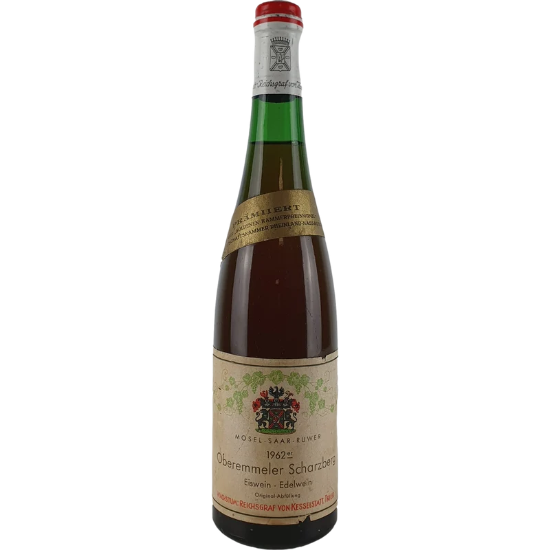 Reichsgraf von Kesselstatt - Oberemmeler Scharzberg Riesling Eiswein-Edelwein 1962 - 0,7 l