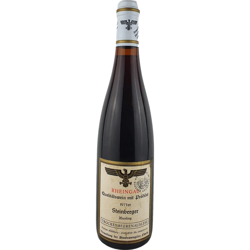 Staatsweingüter Eltville (Kloster Eberbach) - Steinberger Riesling Trockenbeerenauslese Versteigerung 1971 - 0,7 l