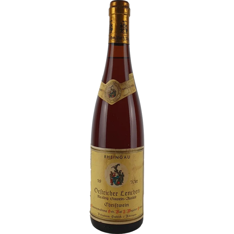 Wegeler - Oestricher Lenchen Riesling Eiswein-Auslese 'Christwein' (gelesen am 24.12.1970) 1970 - 0,7 l