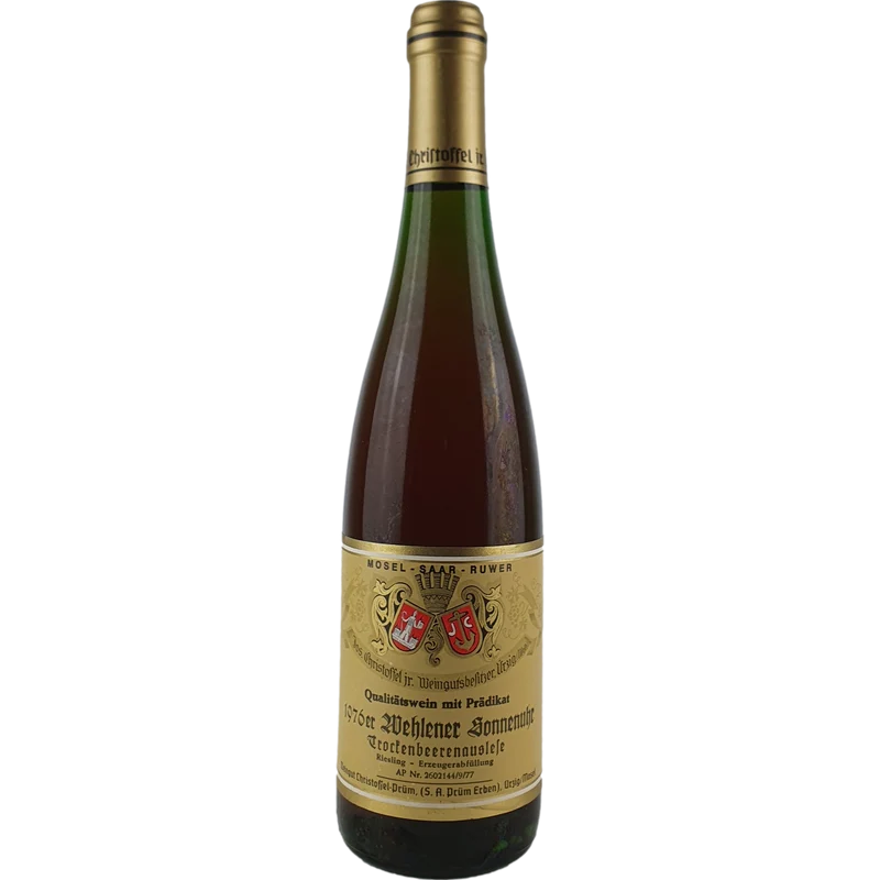 Jos. Christoffel Jr. (Christoffel-Prüm) - Wehlener Sonnenuhr Riesling Trockenbeerenauslese 1976 - 0,7 l
