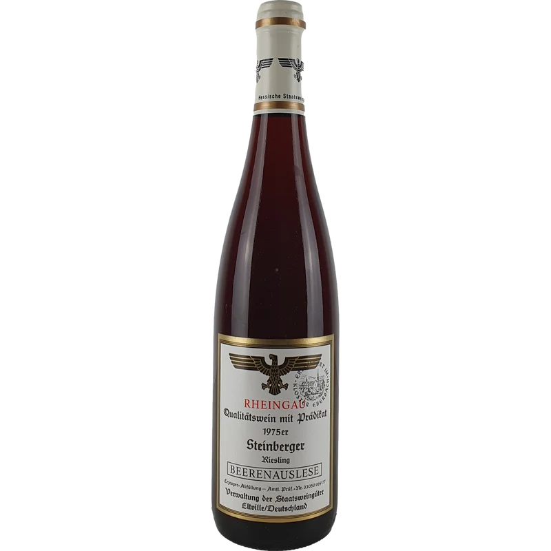 Staatsweingüter Eltville (Kloster Eberbach) - Steinberger Riesling Beerenauslese Versteigerung 1975 - 0,7 l