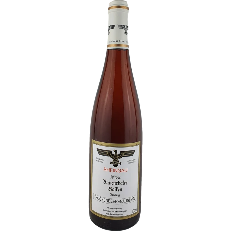 Staatsweingüter Eltville (Kloster Eberbach) - Rauenthaler Baiken Riesling Trockenbeerenauslese 1976 - 0,7 l