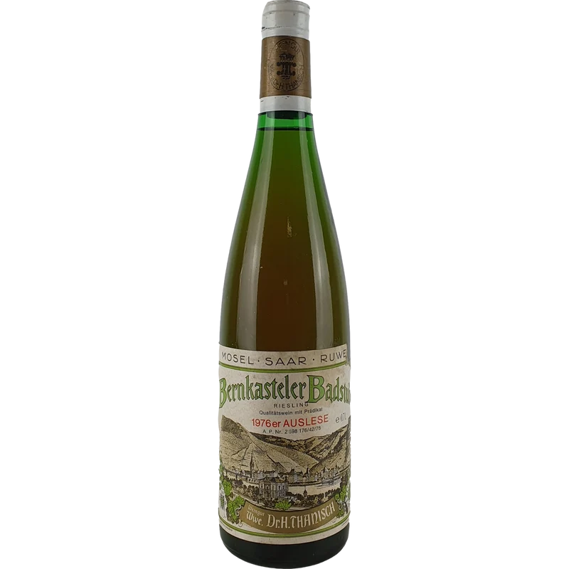 Witwe Dr. H. Thanisch - Berncasteler Badstube Riesling Auslese Goldkapsel 1976 - 0,7 l