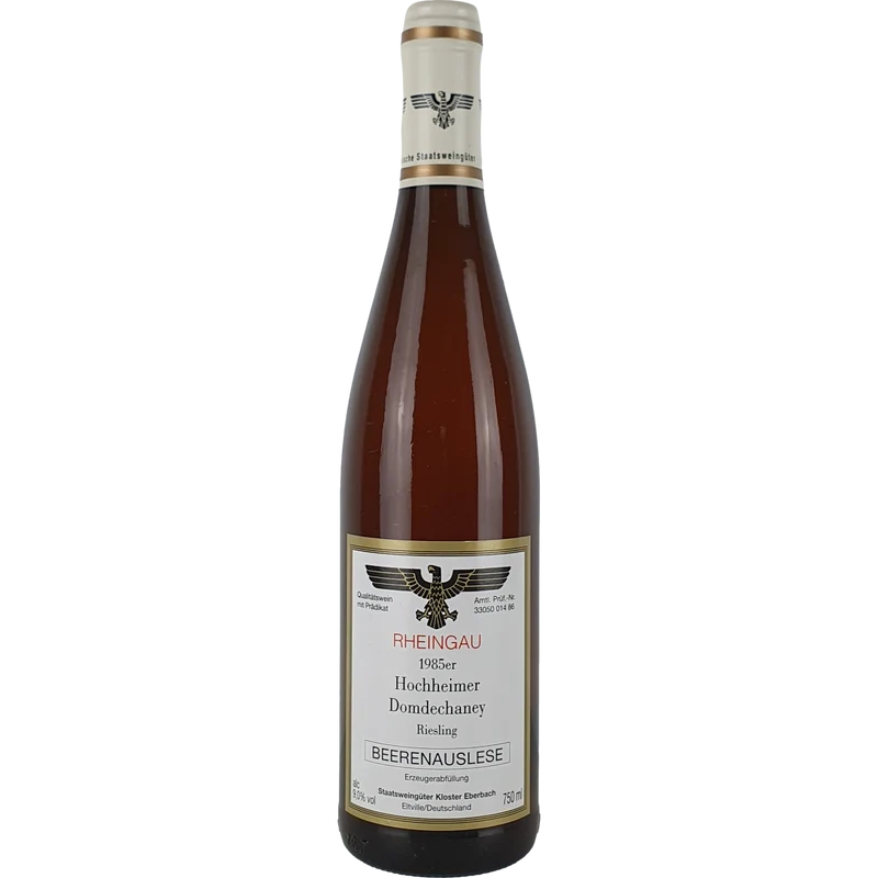 Staatsweingüter Eltville (Kloster Eberbach) - Hochheimer Domdechaney Riesling Beerenauslese 1985 - 0,75 l