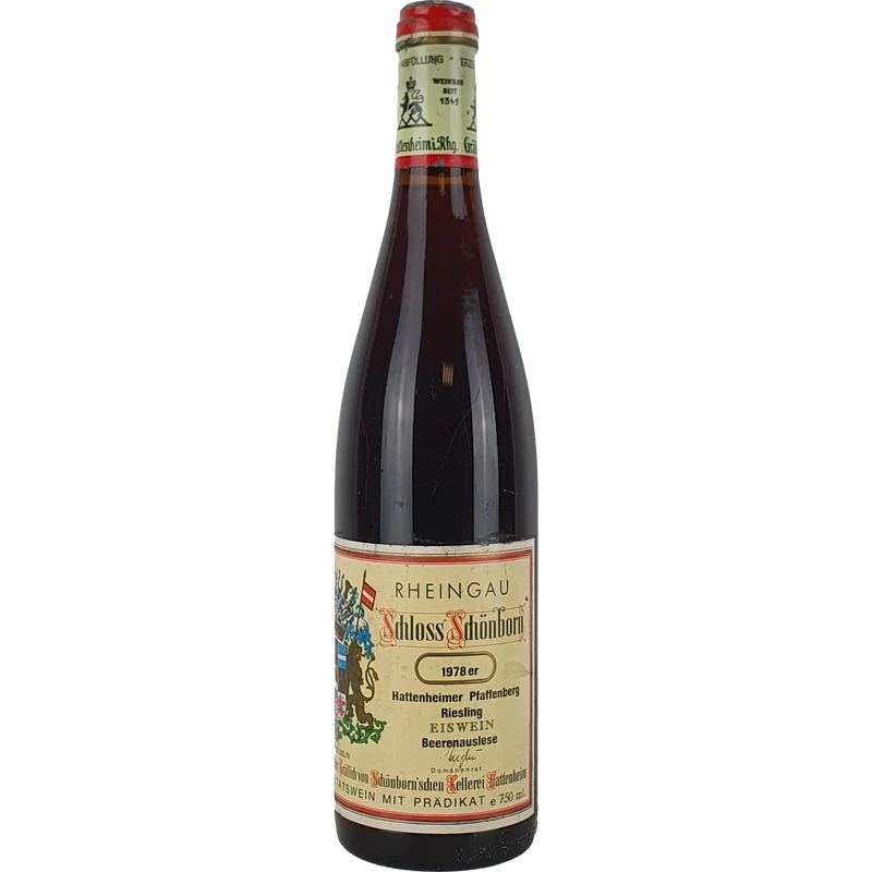 Schloss Schönborn - Hattenheimer Pfaffenberg Riesling Eiswein-Beerenauslese 1978 - 0,7 l