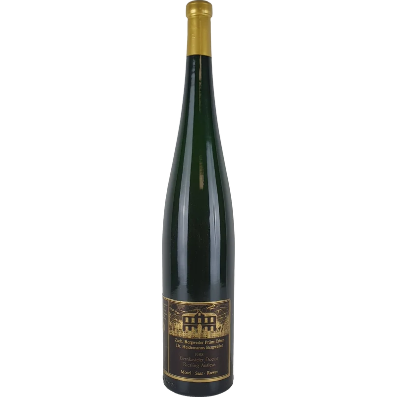 Dr. Heidemanns Bergweiler (Zach. Prüm Erben) - Bernkasteler Doctor Riesling Auslese Goldkapsel (private Reserve) 1988 'ex Chateau 2021' - 1,5 l