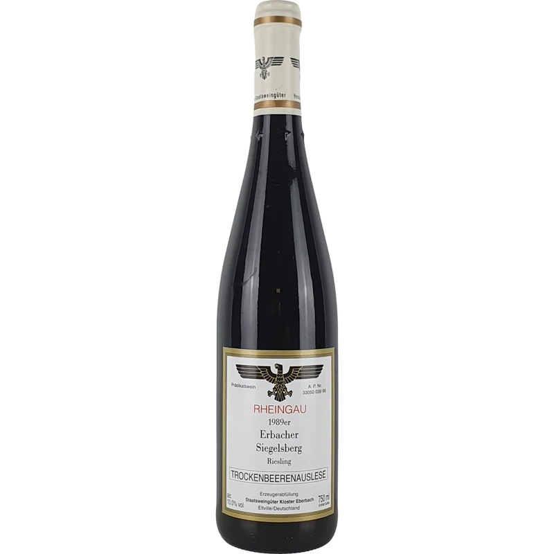 Staatsweingüter Kloster Eberbach - Erbacher Siegelsberg Riesling Trockenbeerenauslese 1989 - 0,75 l