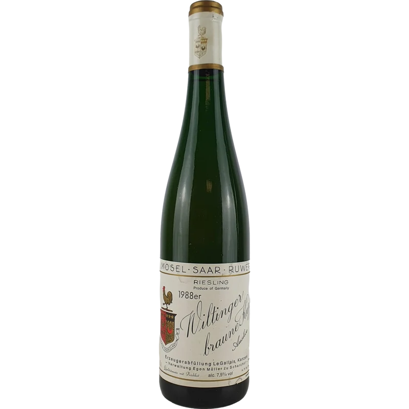 Le Gallais 'Egon Müller zu Scharzhof' - Wiltinger braune Kupp Riesling Auslese 1988 - 0,75 l