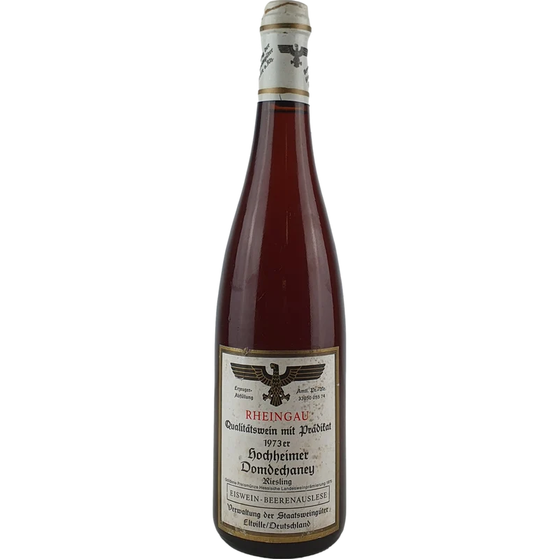Staatsweingüter Eltville (Kloster Eberbach) - Hochheimer Domdechaney Riesling Eiswein-Beerenauslese 1973 - 0,7 l