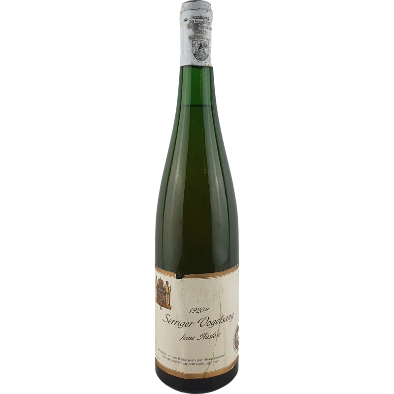 Königl. preuss. Domänen-Kellerei (Kloster Eberbach) - Serriger Vogelsang Riesling feine Auslese 1920 - 0,7 l