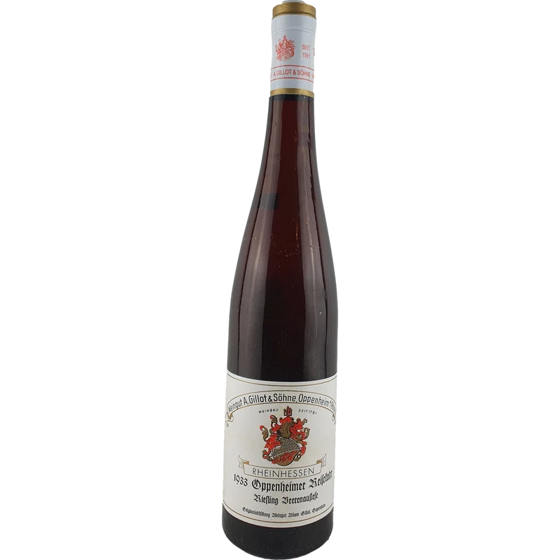 Gillot & Söhne - Oppenheimer Reisekahr Riesling Beerenauslese 1933 - 0,7 l