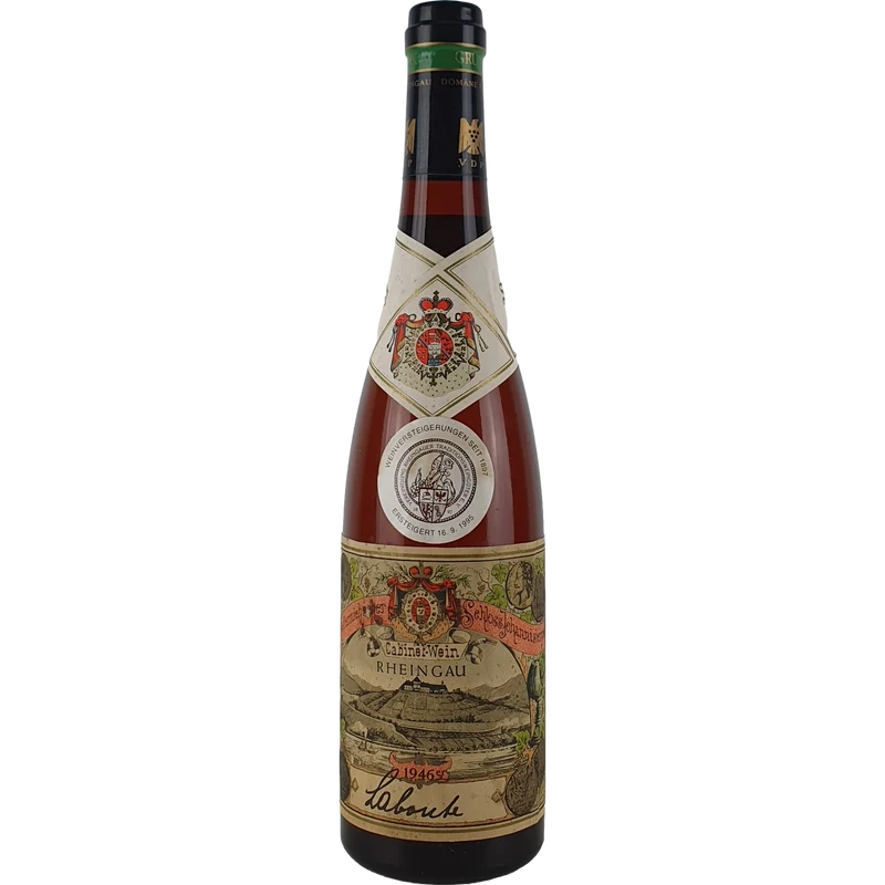Schloss Johannisberg - Schloss Johannisberg Riesling Spätlese Cabinet Grünlack Versteigerung 1946 - 0,7 l