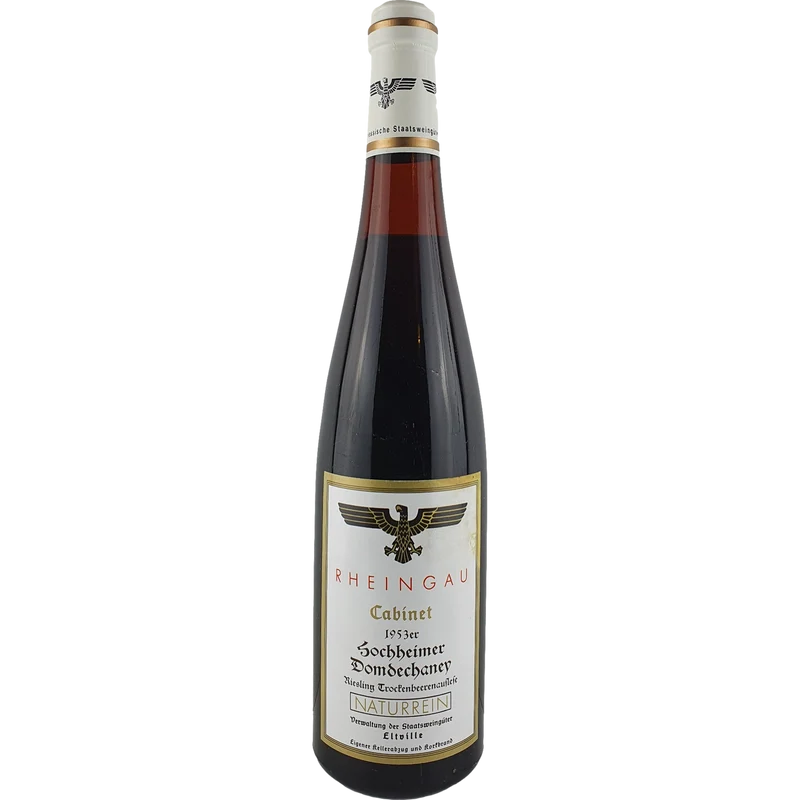 Staatsweingüter Eltville (Kloster Eberbach) - Hochheimer Domdechaney Riesling Trockenbeerenauslese Cabinet 1953 - 0,7 l