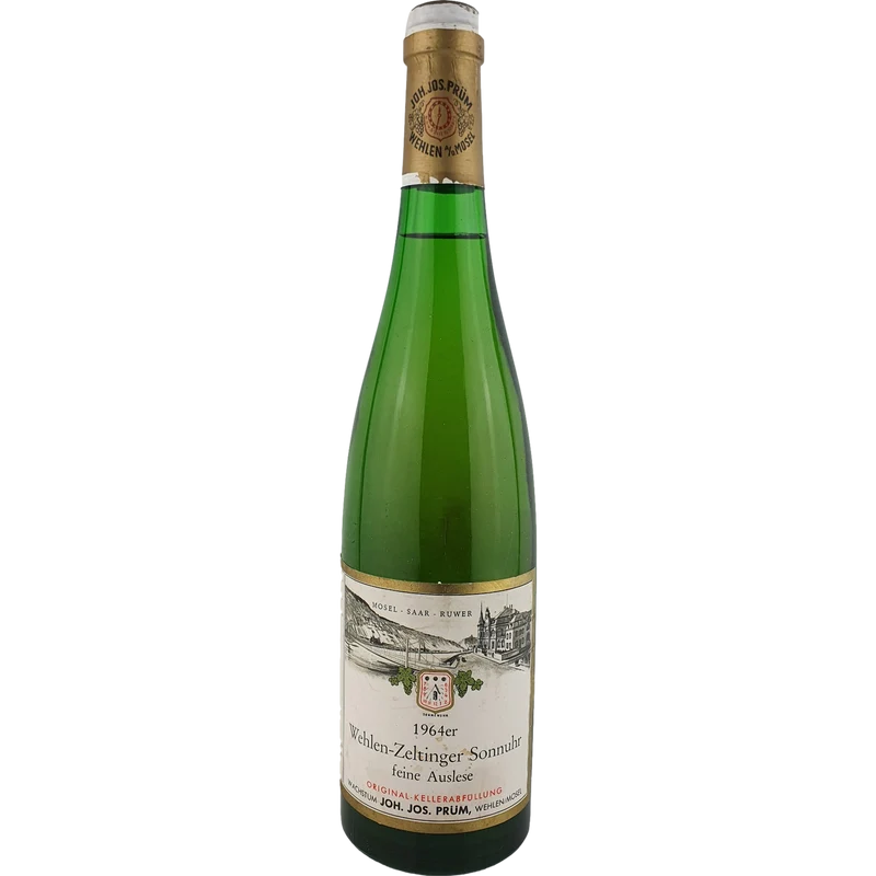 Joh. Jos. Prüm - Wehlener-Zeltinger Sonnenuhr Riesling feine Auslese Goldkapsel 1964 - 0,7 l
