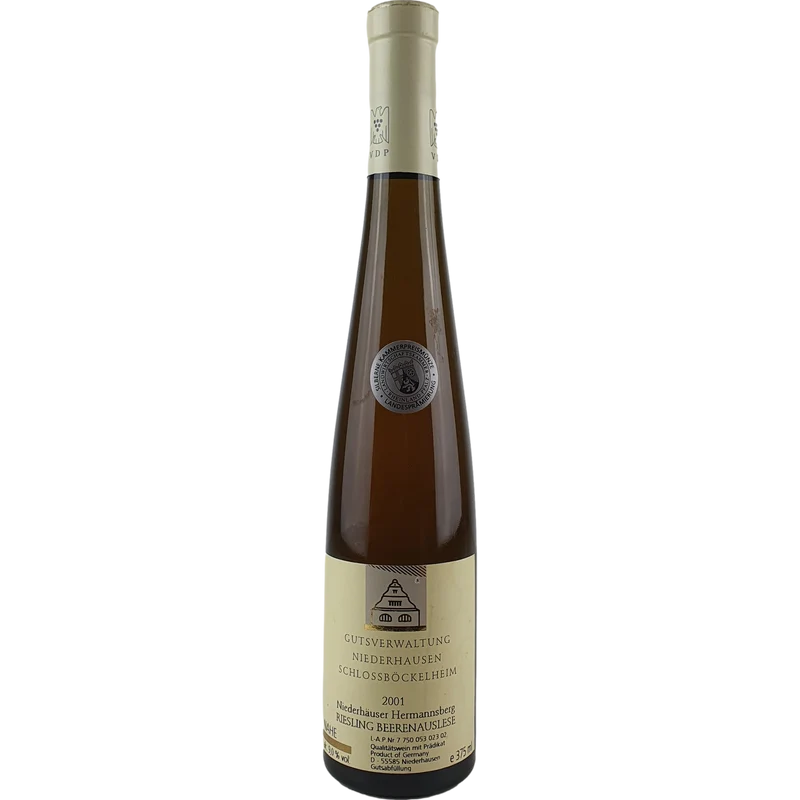 Gutsverwaltung Niederhausen Schlossböckelheim - Niederhäuser Hermannsberg Riesling Beerenauslese 2001 - 0,375 l