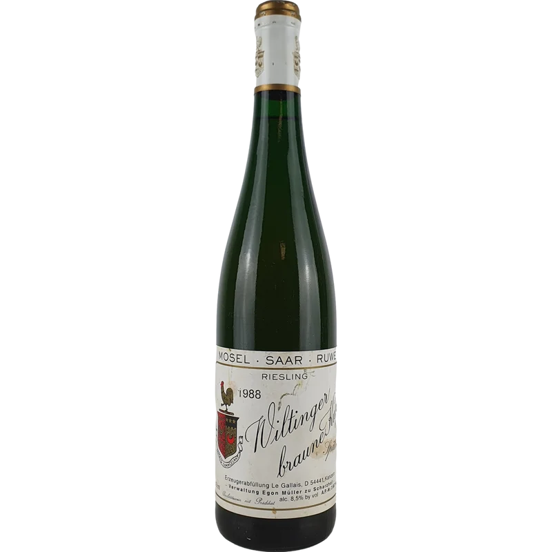 Le Gallais 'Egon Müller zu Scharzhof' - Wiltinger braune Kupp Riesling Spätlese 1988 - 0,75 l