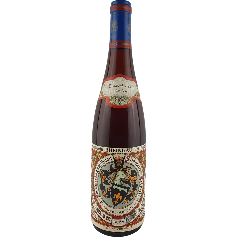 Freiherr Langwerth von Simmern - Hattenheimer Nussbrunnen Riesling Trockenbeerenauslese 1976 - 0,7 l