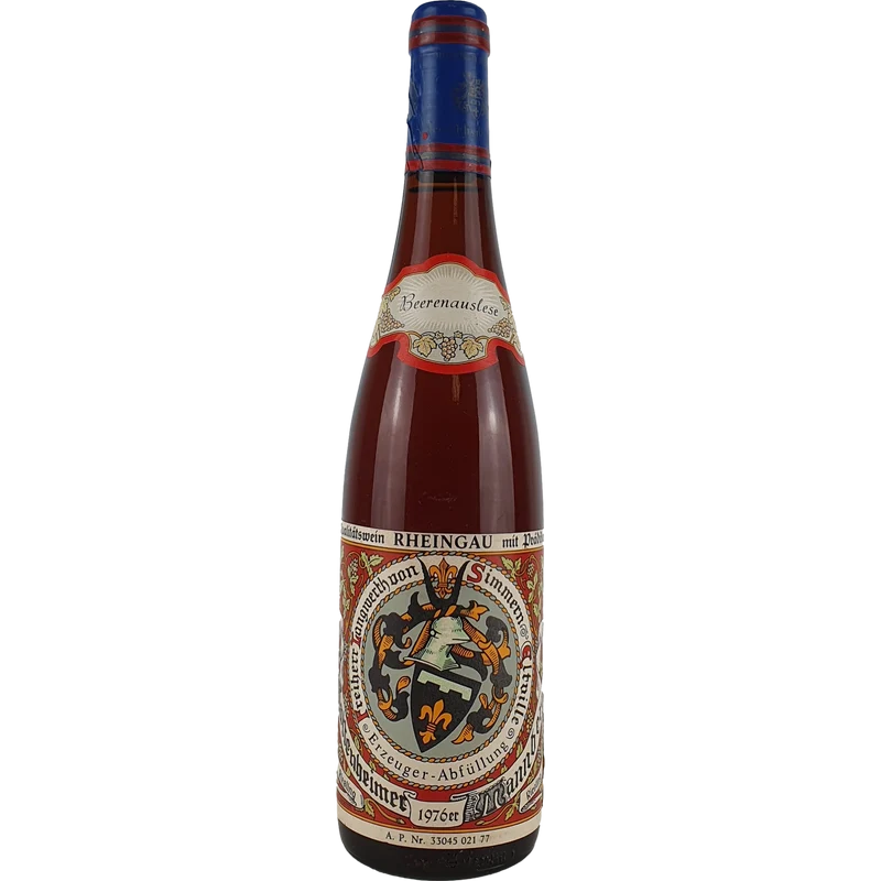Freiherr Langwerth von Simmern - Hattenheimer Mannberg Riesling Beerenauslese 1976 - 0,7 l