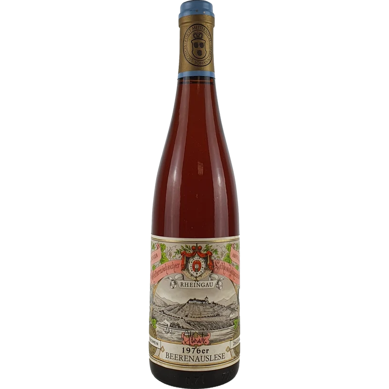 Schloss Johannisberg - Schloss Johannisberg Riesling Beerenauslese Blau-Goldlack 1976 - 0,7l