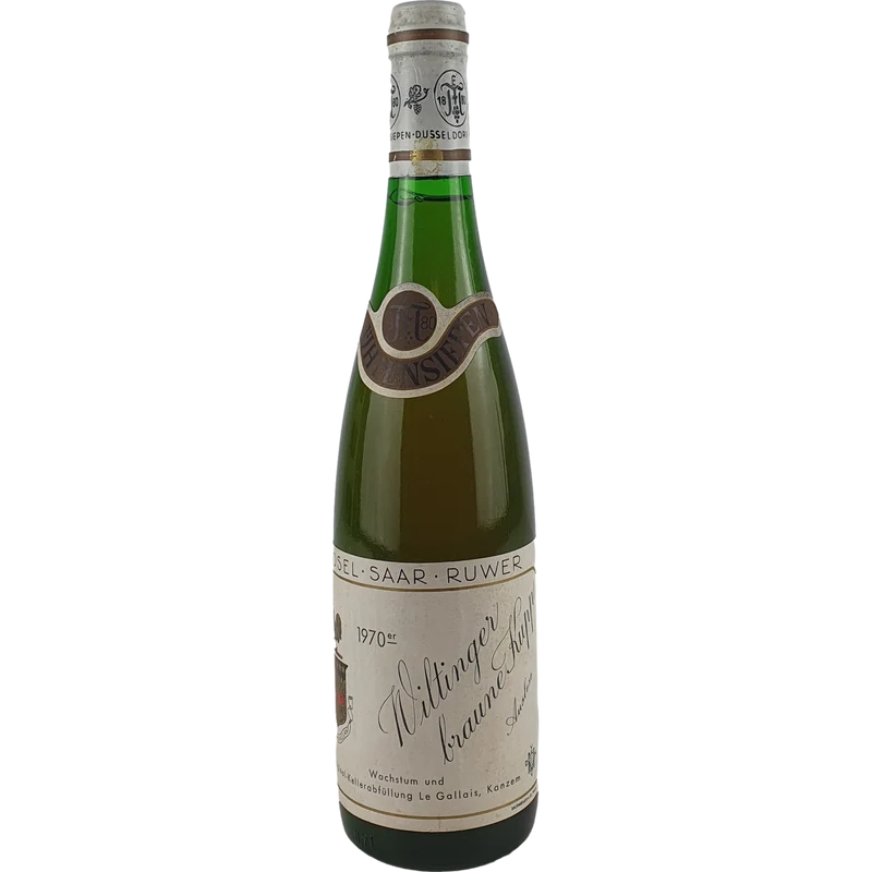 Le Gallais 'Egon Müller zu Scharzhof' - Wiltinger braune Kupp Riesling Auslese 1970 - 0,7l