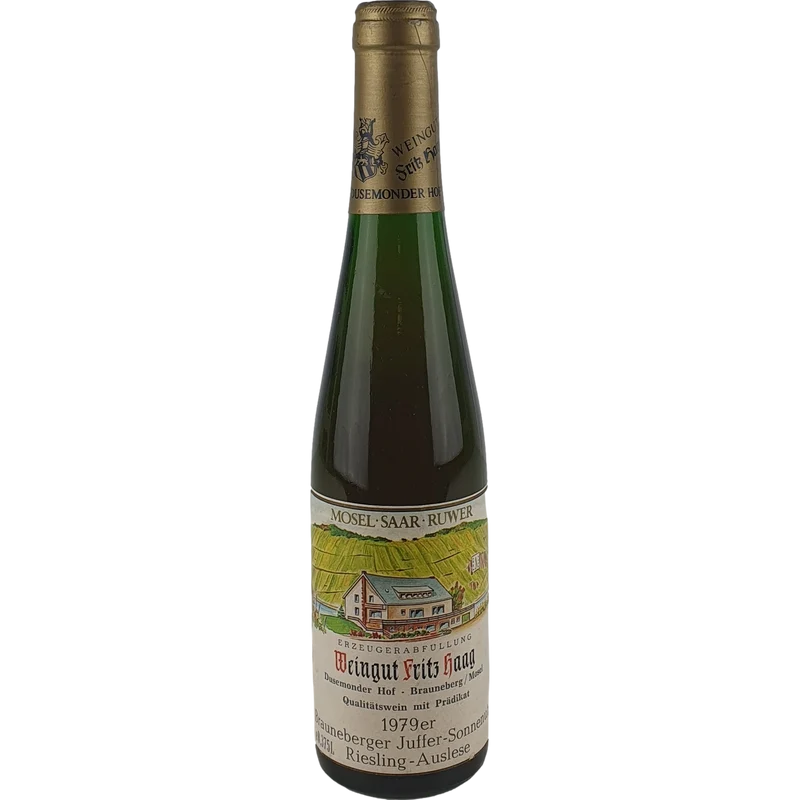 Fritz Haag - Brauneberger Juffer-Sonnenuhr Riesling Auslese Goldkapsel 1979 - 0,375l