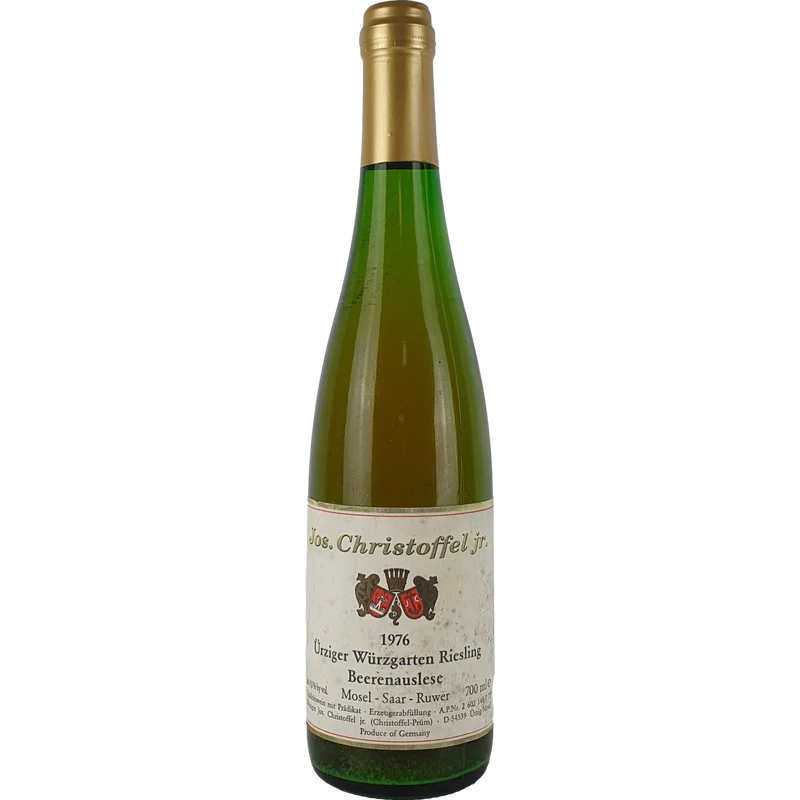 Jos. Christoffel Jr. (Christoffel-Prüm) - Ürziger Würzgarten Riesling Beerenauslese Goldkapsel 1976 - 0,7 l