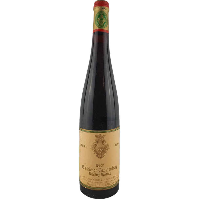 Reichsfreiherr von Ritter zu Groenesteyn - Kiedricher Graefenberg Riesling Auslese Cabinet 1920 - 0,7 l