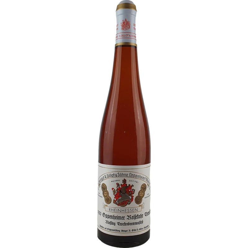Gillot & Söhne - Oppenheimer Reisekahr Terrasse Riesling Trockenbeerenauslese 1959 - 0,7 l