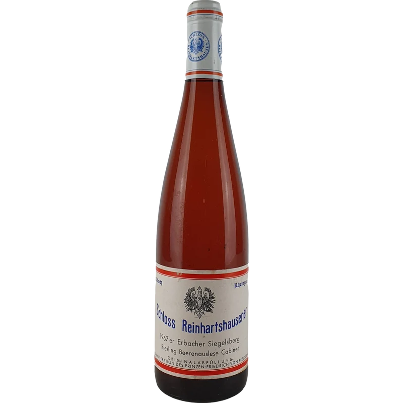 Schloss Reinhartshausen - Erbacher Siegelsberg Riesling Beerenauslese Cabinet 1967 'ex Chateau 2018' - 0,7 l