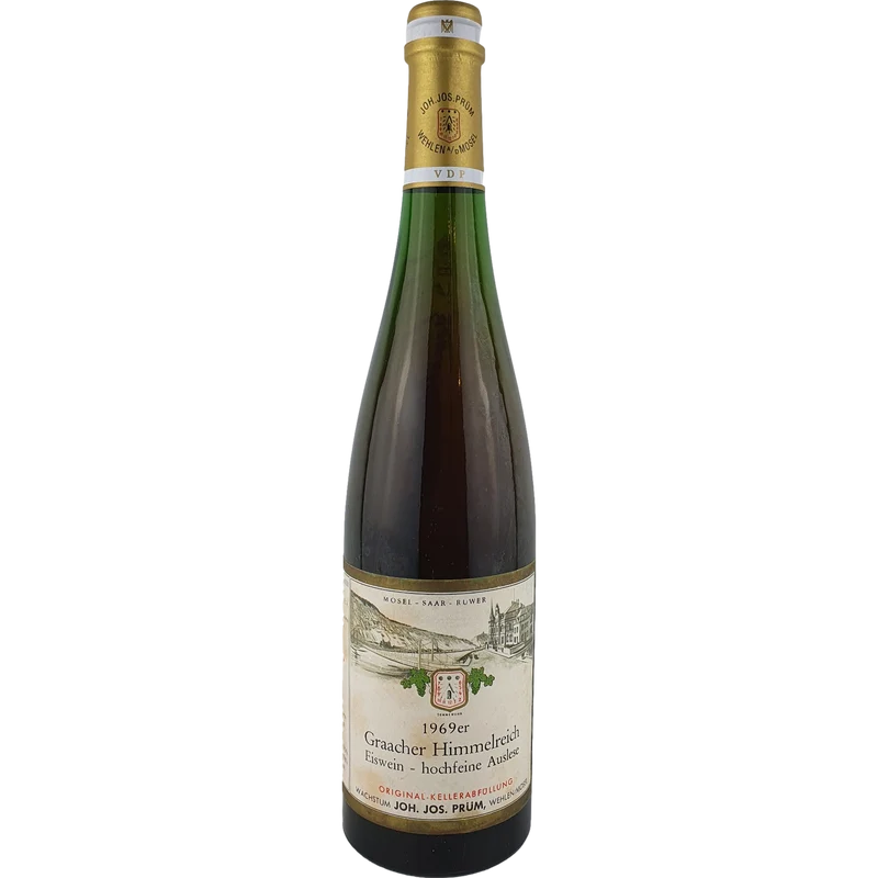 Joh. Jos. Prüm - Graacher Himmelreich Riesling Eiswein - hochfeine Auslese Goldkapsel 1969 - 0,7 l