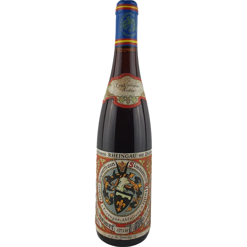 Freiherr Langwerth von Simmern - Hattenheimer Mannberg Riesling Trockenbeerenauslese 1971 - 0,7 l