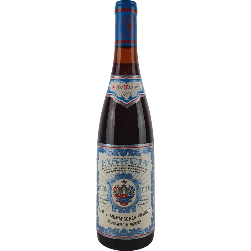 G. H. von Mumm - Johannisberger Hansenberg Riesling Eiswein-Beerenauslese 1973 - 0,7 l