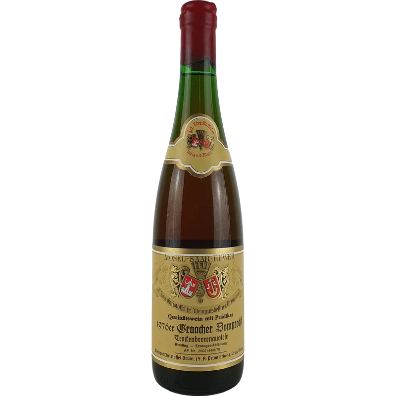 Jos. Christoffel Jr. (Christoffel-Prüm) - Graacher Domprobst Riesling Trockenbeerenauslese 1976 - 0,7 l