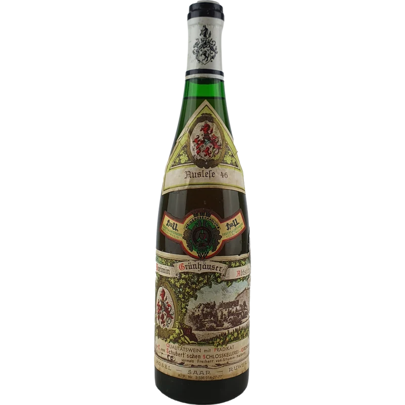 Maximin Grünhäuser (von Schubert) - Abtsberg Riesling Auslese Fass 46 1976 - 0,7 l