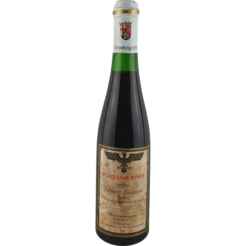 Staatl. Weinbaudomänen Trier - Ockfener Bockstein Riesling Eiswein-Trockenbeerenauslese 1973 - 0,35 l