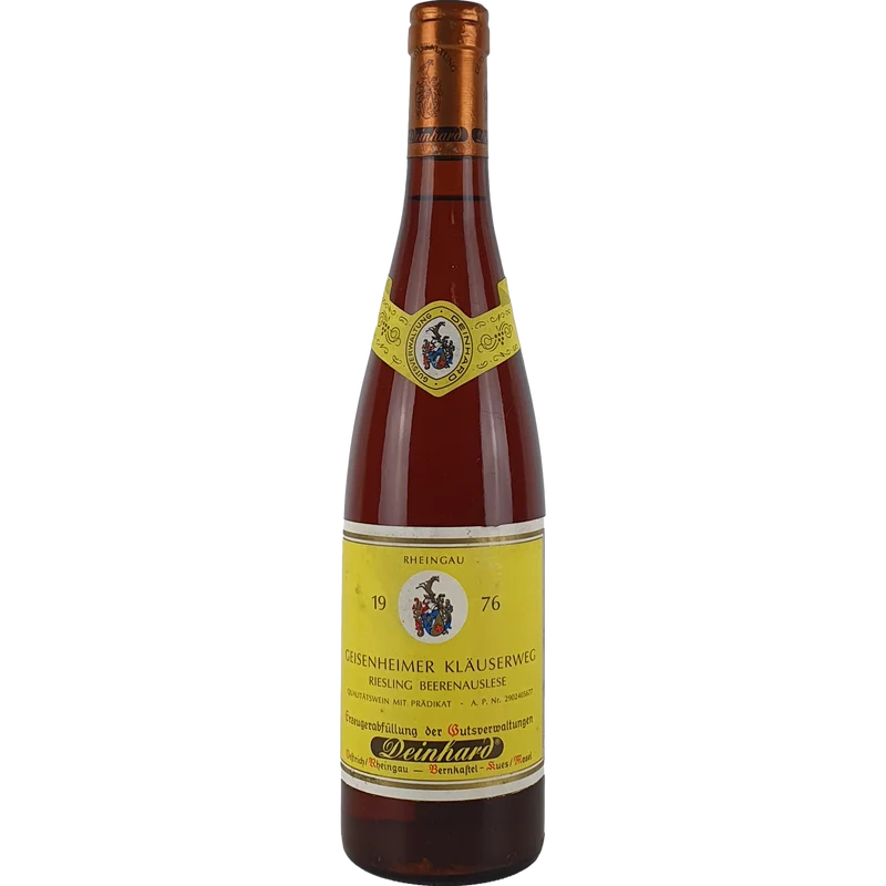 Deinhard - Geisenheimer Kläuserweg Riesling Beerenauslese 1976 - 0,7 l