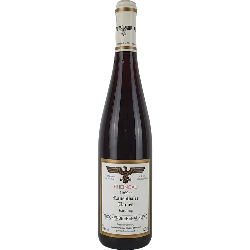 Staatsweingüter Kloster Eberbach - Rauenthaler Baiken Riesling Trockenbeerenauslese 1989 - 0,75 l