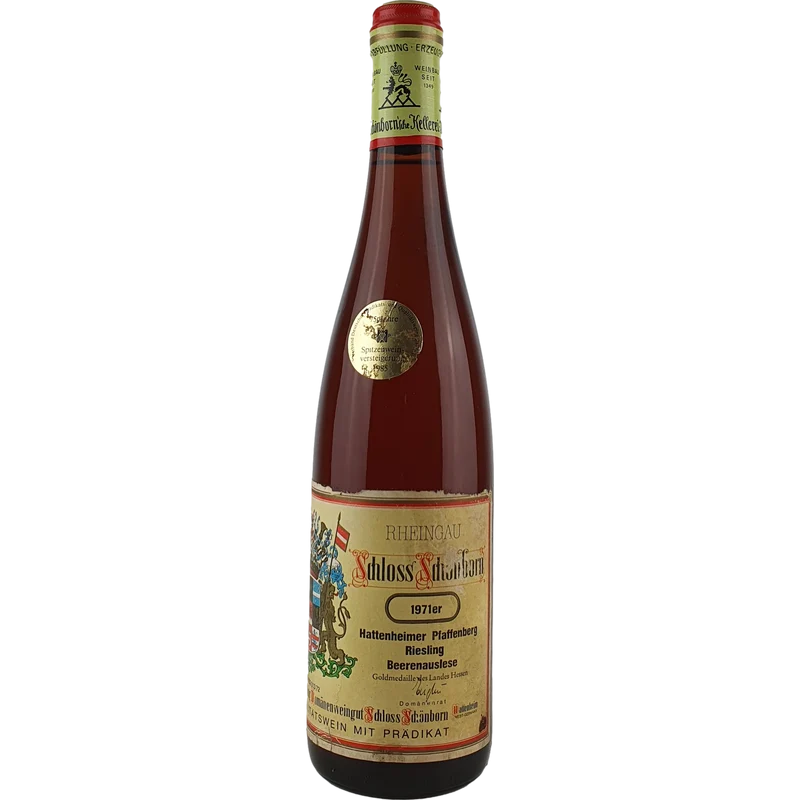 Schloss Schönborn - Hattenheimer Pfaffenberg Riesling Beerenauslese Versteigerung 1971 - 0,7 l