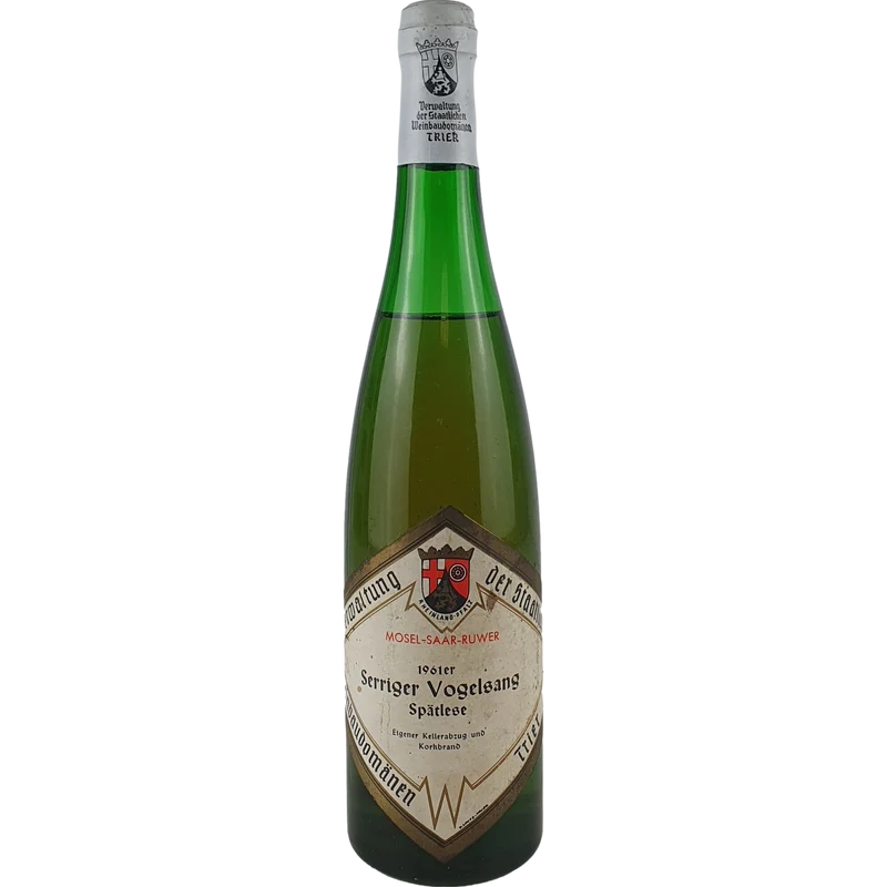 Staatl. Weinbaudomänen Trier - Serriger Vogelsang Riesling Spätlese 1961 - 0,7l