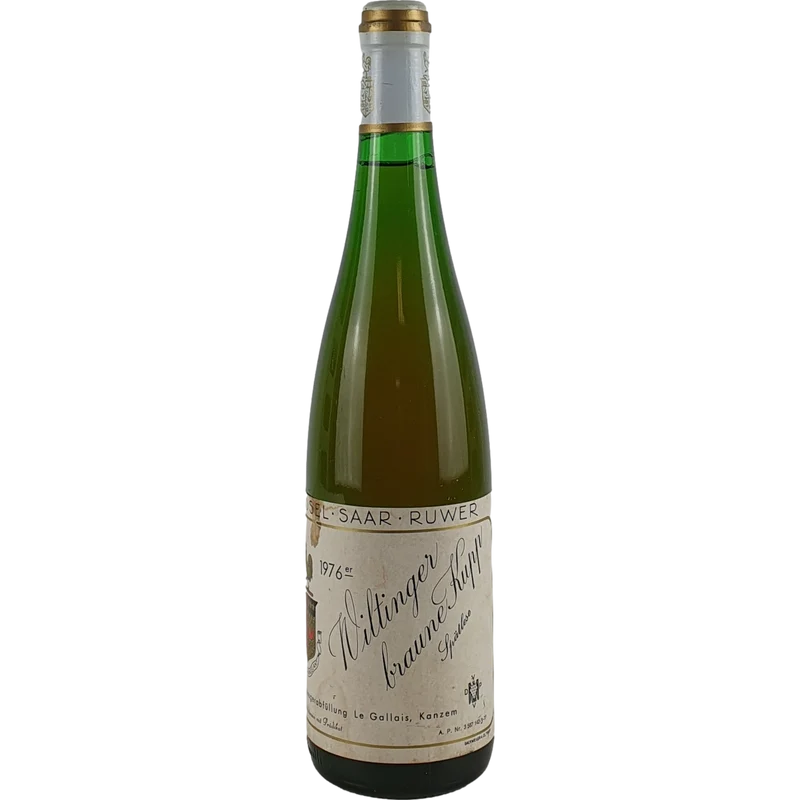 Le Gallais 'Egon Müller zu Scharzhof' - Wiltinger braune Kupp Riesling Spätlese 1976 - 0,7l