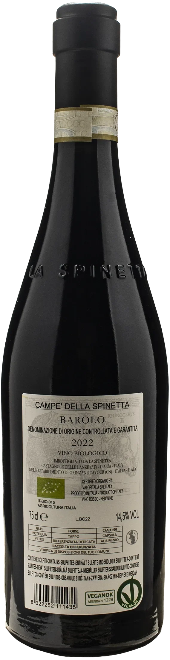 La Spinetta Barolo Campe Vursu 2022