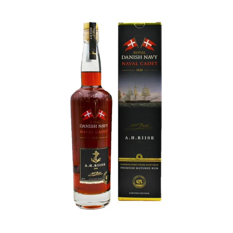 A. H. Riise Royal Danish Navy Naval Cadet Rum 0,7l