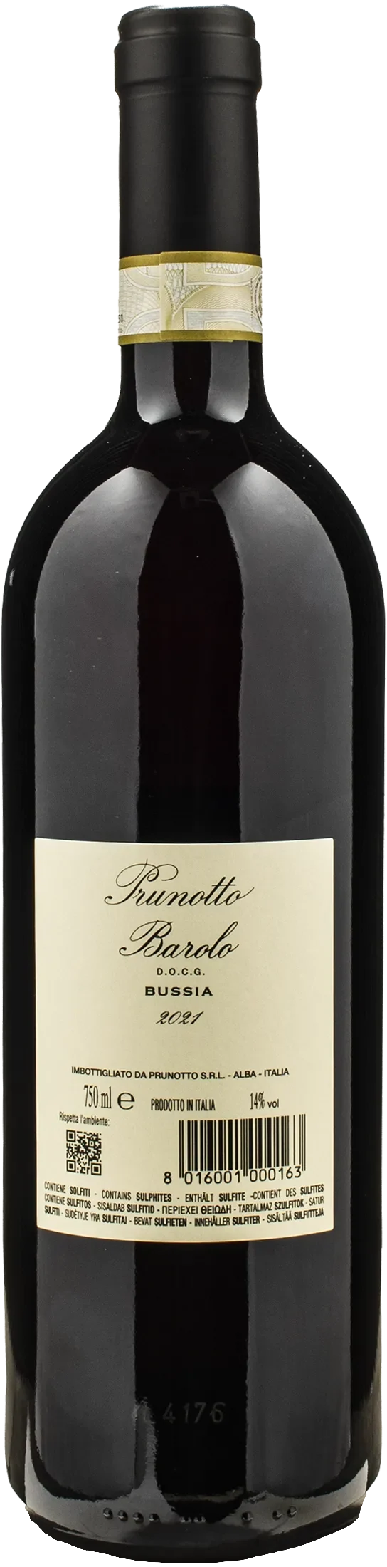 Prunotto Barolo Bussia 2021